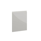 Milano, Handleless J Pull Door, 570 x 447mm (H x W) – High Gloss Dove Grey
