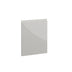 Milano, Handleless J Pull Door, 570 x 447mm (H x W) – High Gloss Dove Grey