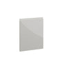 Milano, Handleless J Pull Door, 570 x 447mm (H x W) – High Gloss Dove Grey