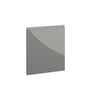 Milano, Handleless J Pull Door, 570 x 497mm (H x W) – High Gloss Dust Grey