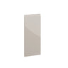 Milano, Handleless J Pull Corner Door Right Hand, 715 x 293mm (H x W) – High Gloss Cashmere