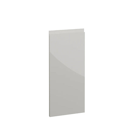 Milano, Handleless J Pull Corner Door Left Hand, 715 x 316mm (H x W) – High Gloss Dove Grey
