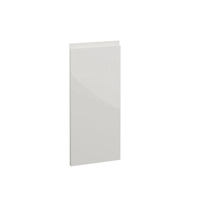 Milano, Handleless J Pull Corner Door Left Hand, 715 x 316mm (H x W) – High Gloss White