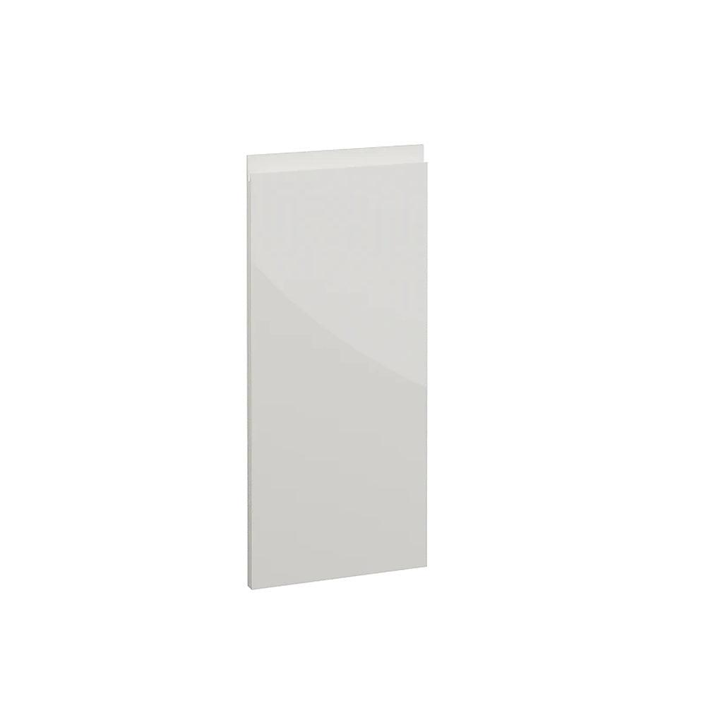 Milano, Handleless J Pull Corner Door Right Hand, 715 x 316mm (H x W) – High Gloss White