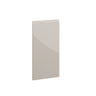 Milano, Handleless J Pull Corner Door Left Hand, 715 x 350mm (H x W) – High Gloss Cashmere