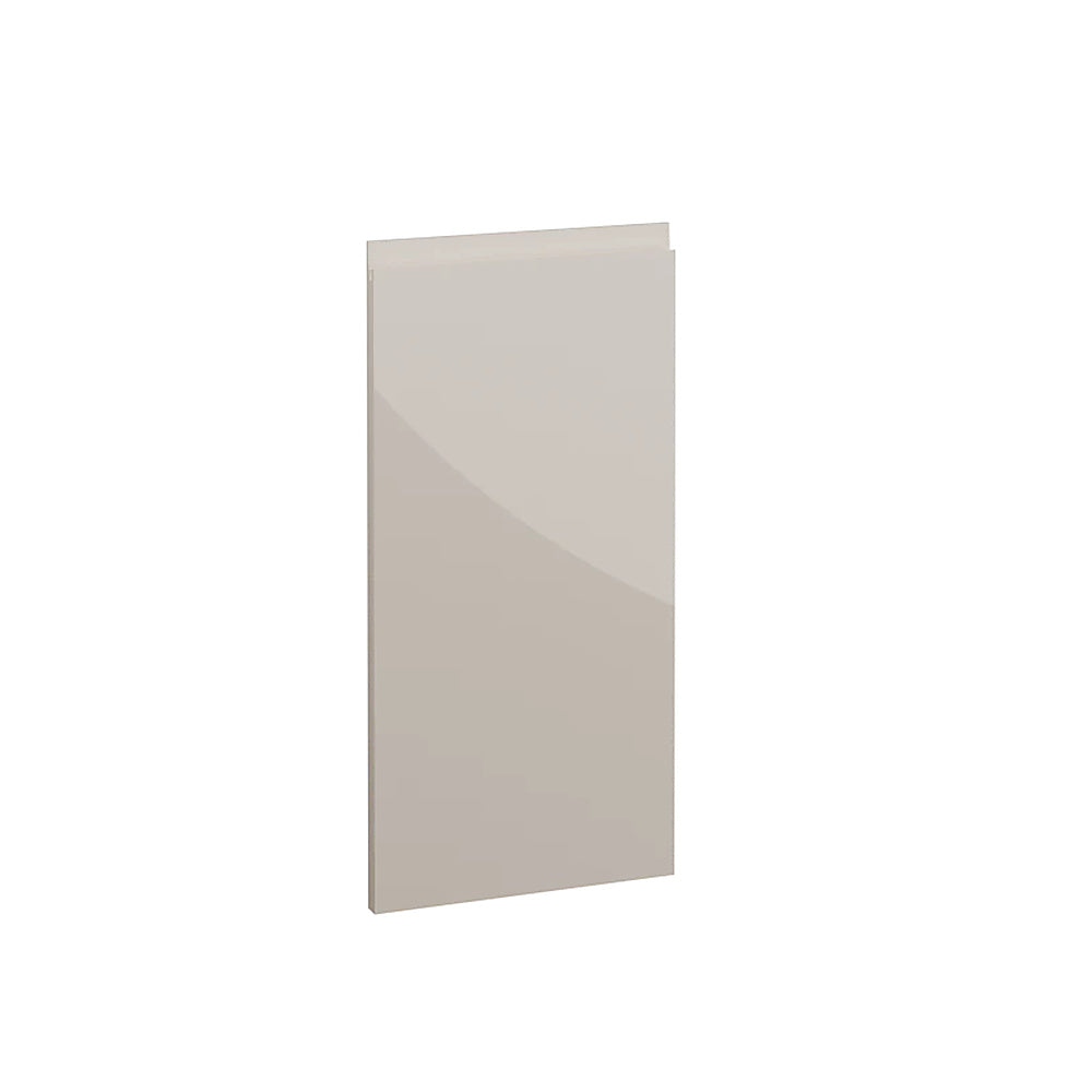 Milano, Handleless J Pull Corner Door Right Hand, 715 x 350mm (H x W) – High Gloss Cashmere