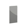 Milano, Handleless J Pull Corner Door Right Hand, 715 x 350mm (H x W) – High Gloss Dust Grey