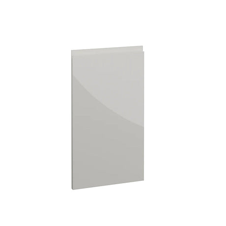 Milano, Handleless J Pull Corner Door Left Hand, 715 x 372mm (H x W) – High Gloss Dove Grey