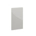 Milano, Handleless J Pull Corner Door Left Hand, 715 x 372mm (H x W) – High Gloss Dove Grey