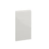 Milano, Handleless J Pull Door, 715 x 397mm (H x W) – High Gloss White