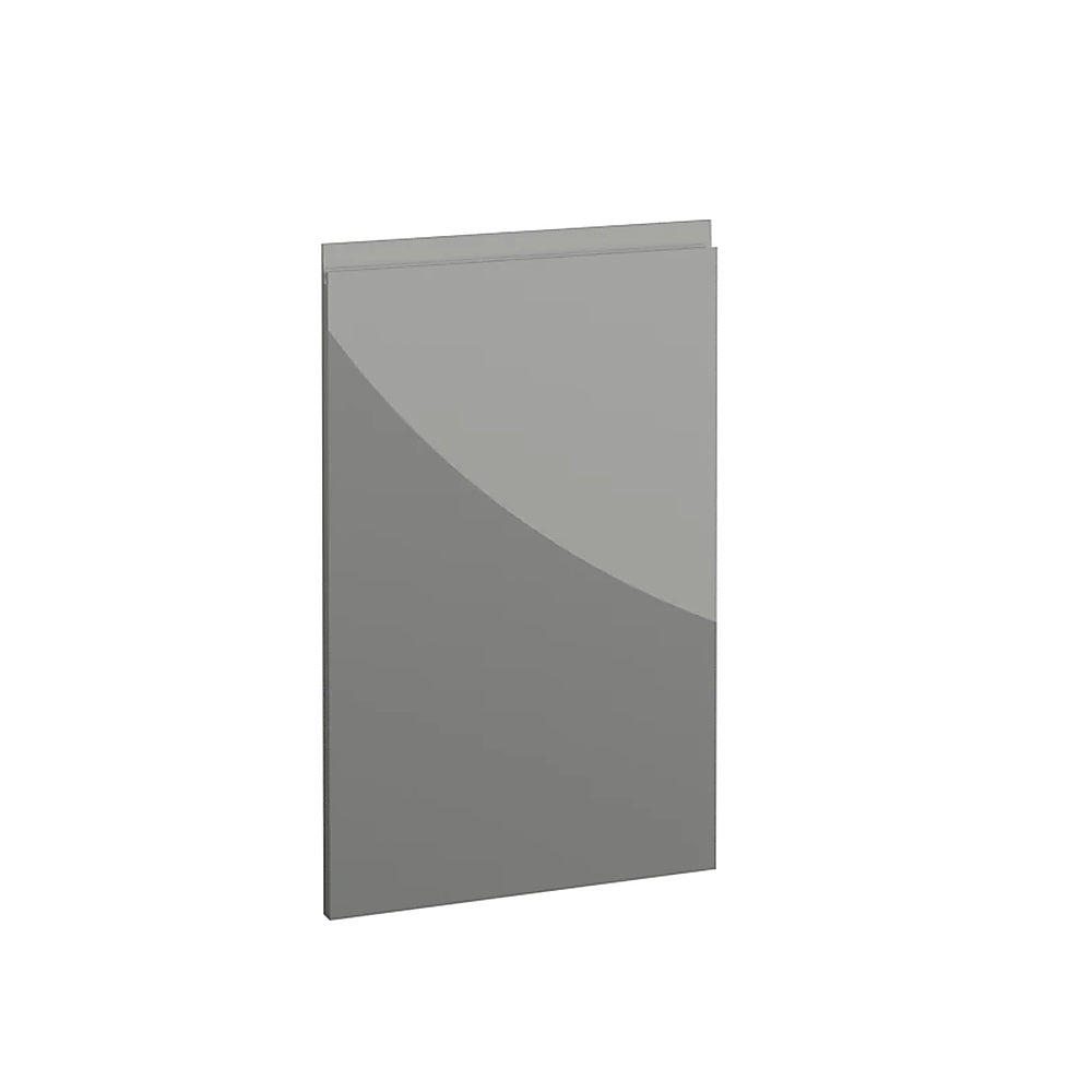 Milano, Handleless J Pull Door, 715 x 447mm (H x W) – High Gloss Dust Grey