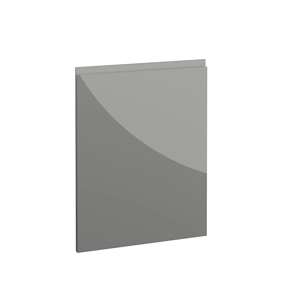 Milano, Handleless J Pull Door, 715 x 547mm (H x W) – High Gloss Dust Grey