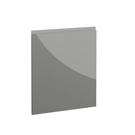Milano, Handleless J Pull Door, 645 x 597mm (H x W) – High Gloss Dust Grey