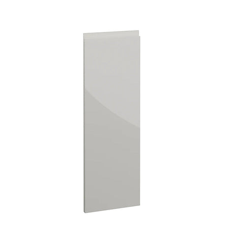 Milano, Handleless J Pull Corner Door Left Hand, 895 x 293mm (H x W) – High Gloss Dove Grey