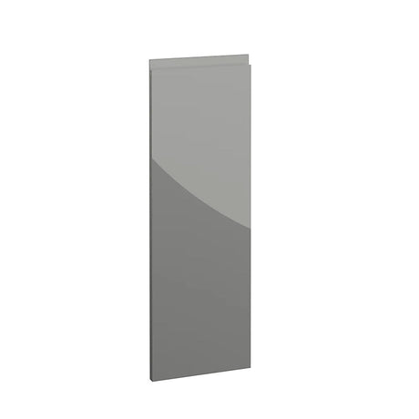 Milano, Handleless J Pull Corner Door Left Hand, 895 x 293mm (H x W) – High Gloss Dust Grey