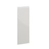 Milano, Handleless J Pull Corner Door Right Hand, 895 x 316mm (H x W) – High Gloss White