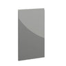 Milano, Handleless J Pull Door, 895 x 497mm (H x W) – High Gloss Dust Grey