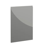 Milano, Handleless J Pull Door, 895 x 597mm (H x W) – High Gloss Dust Grey
