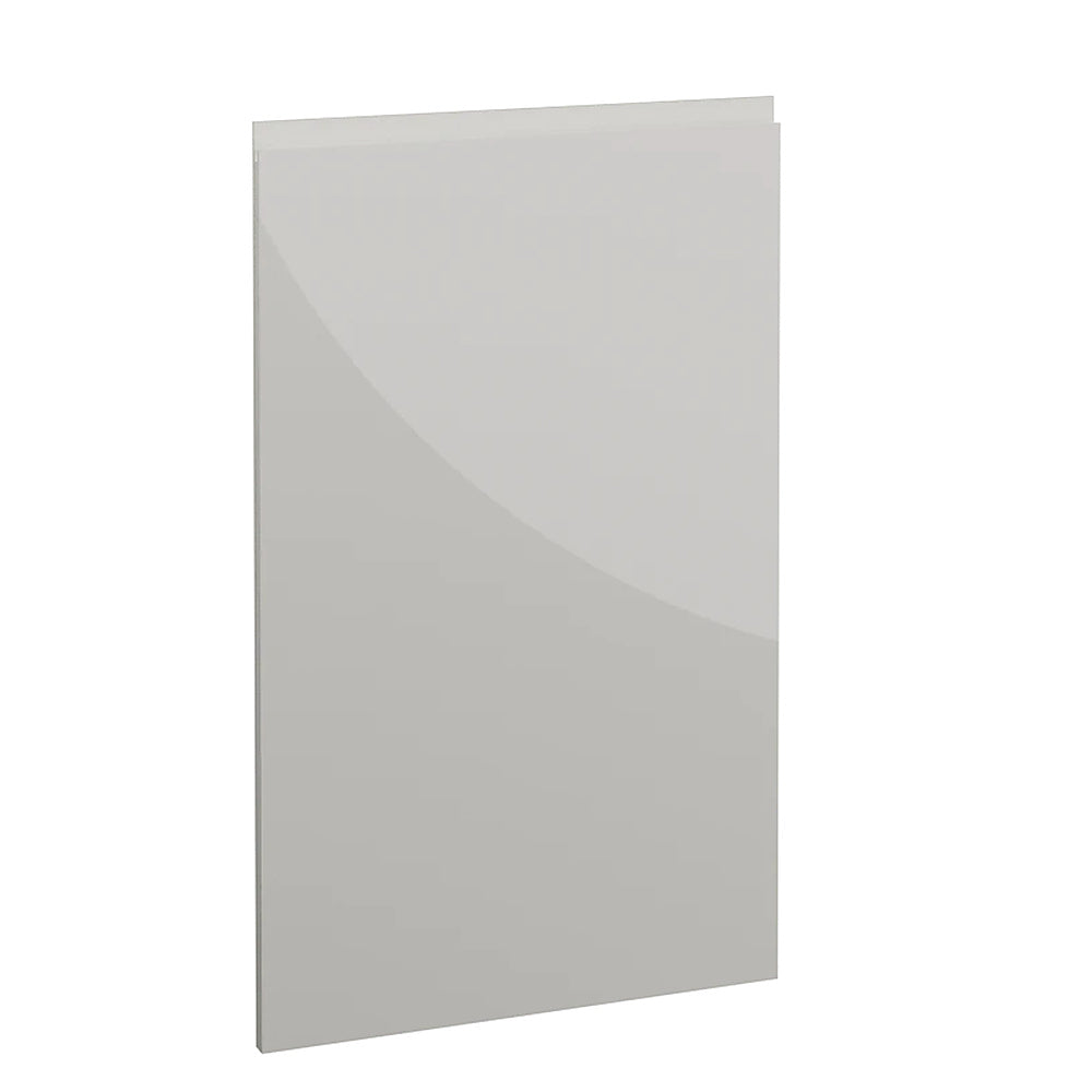 Milano, Handleless J Pull Door, 980 x 597mm (H x W) – High Gloss Dove Grey