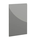 Milano, Handleless J Pull Door, 980 x 597mm (H x W) – High Gloss Dust Grey