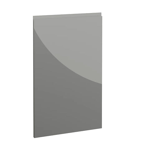 Milano, Handleless J Pull Door, 980 x 597mm (H x W) – High Gloss Dust Grey