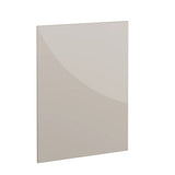 Milano, 910 x 650 x 18mm Base End Panel (H x W) – High Gloss Cashmere