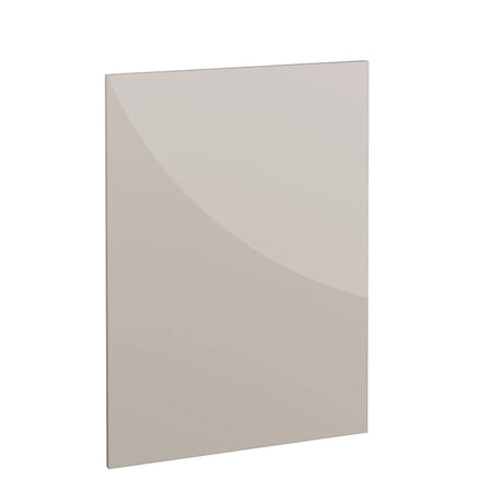Milano, 910 x 650 x 18mm Base End Panel (H x W) – High Gloss Cashmere