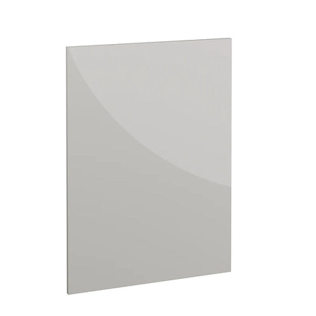 Milano, 910 x 650 x 18mm Base End Panel (H x W) – High Gloss Dove Grey