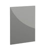 Milano, Blank Slab, 715 x 196mm (H x W) – High Gloss Dust Grey