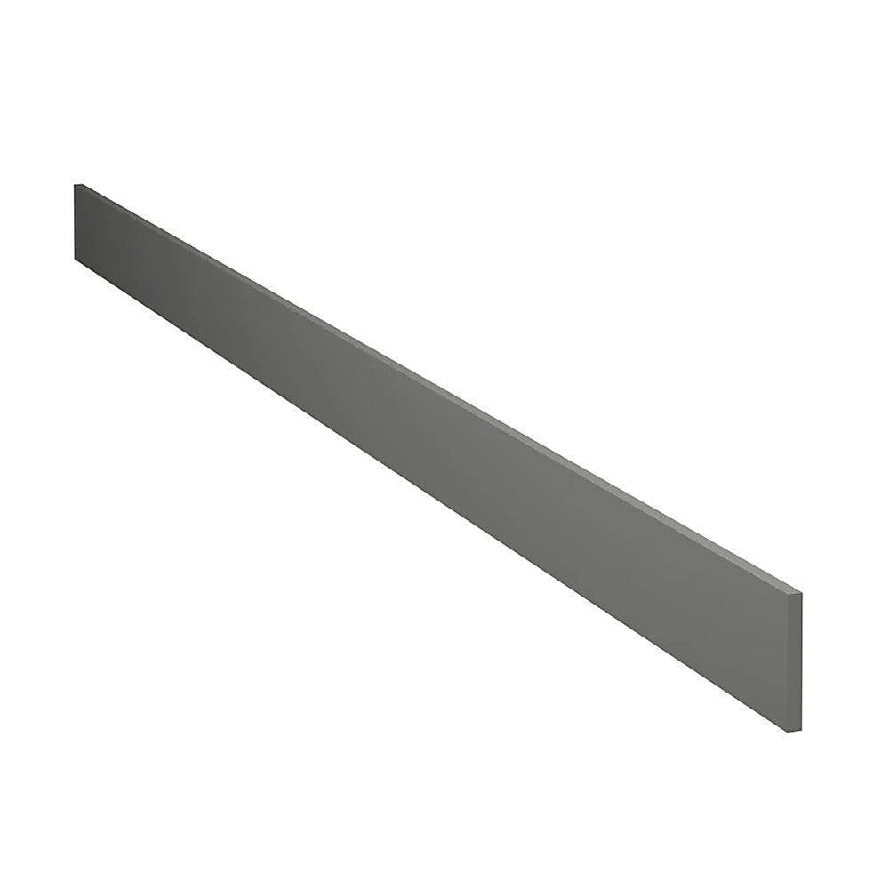 Milano, Plinth, 3050 x 150 x 18mm – High Gloss Dust Grey