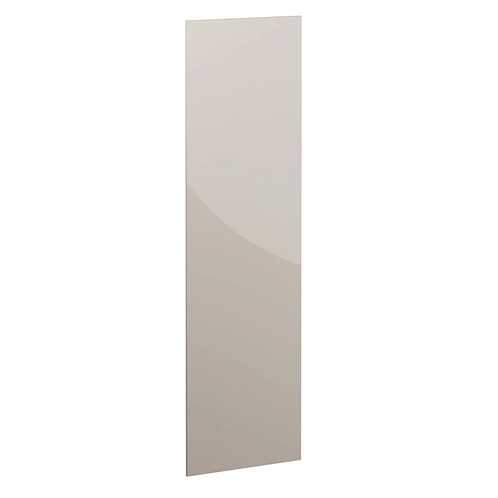 Milano, 2350 x 650 x 18mm Tall End Panel (H x W) – High Gloss Cashmere