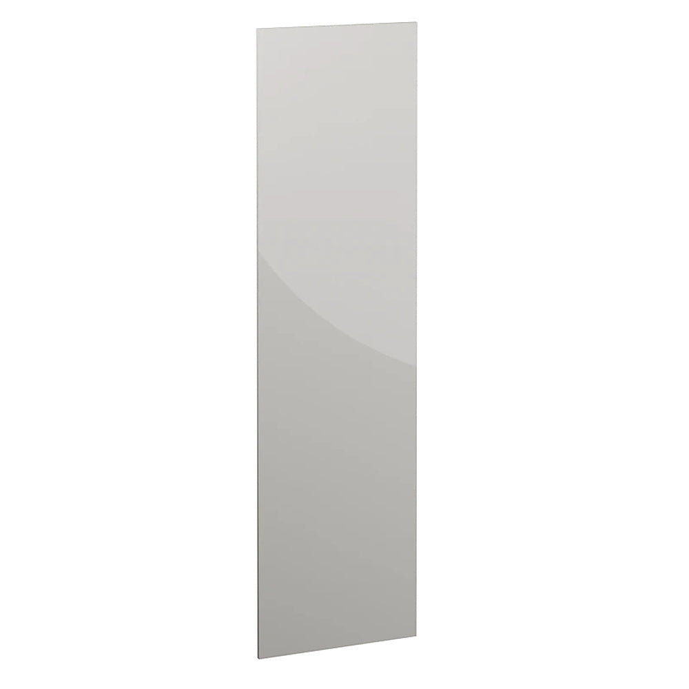 Milano, 2350 x 650 x 18mm Tall End Panel (H x W) – High Gloss Dove Grey
