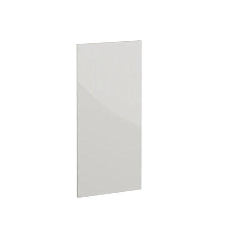 Milano, 784 x 355 x 18mm Wall End Panel (H x W) – High Gloss White