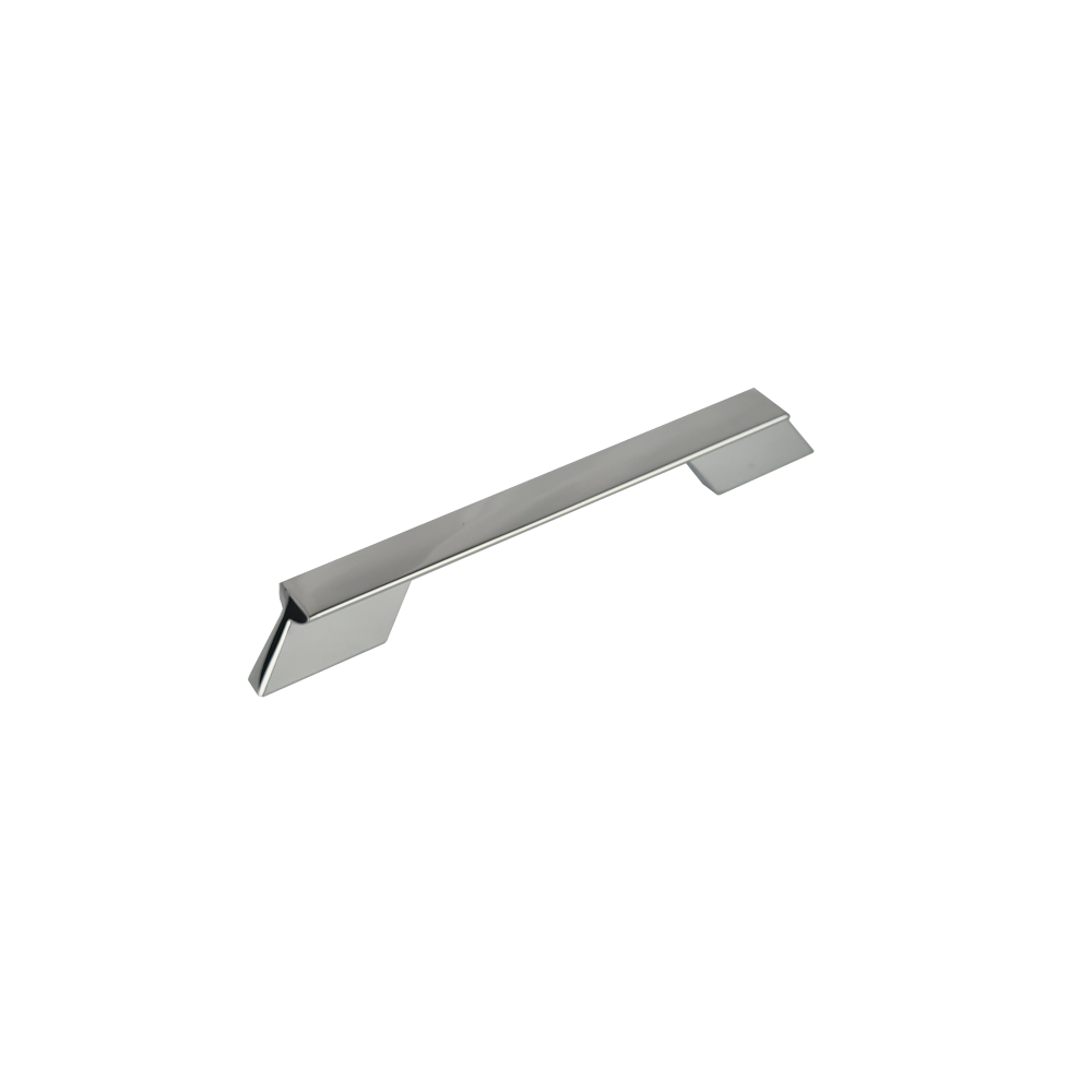 Slanted T, D Pull Handle, Polished Chrome, 160-320mm Hole Centres