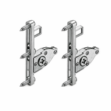 Twin Pro Front Fixing Brackets Zinc – 88mm / 126mm / 174mm / 238mm