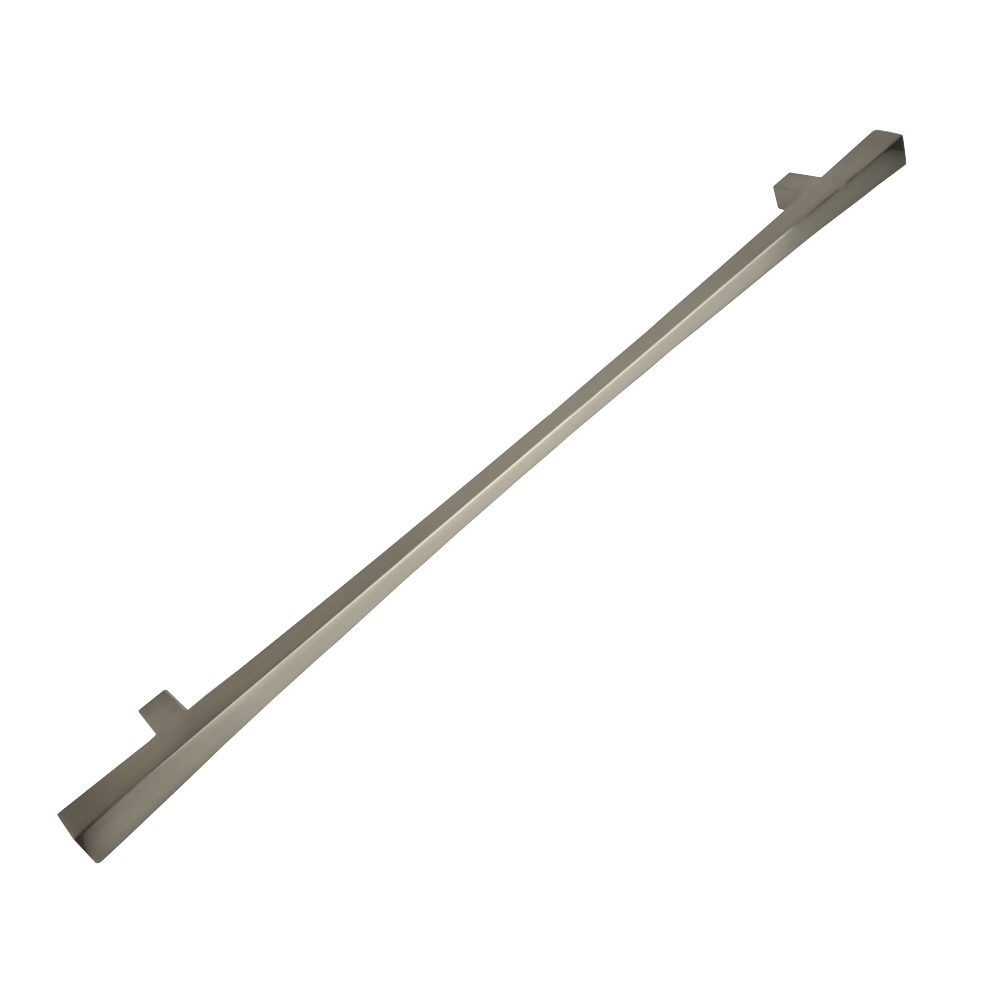 Tapered Block T-Bar, Bar Handle, Brushed Nickel, 160-320mm Hole Centres