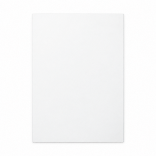 Duracab 910 x 650mm end, support and blanking panel in White