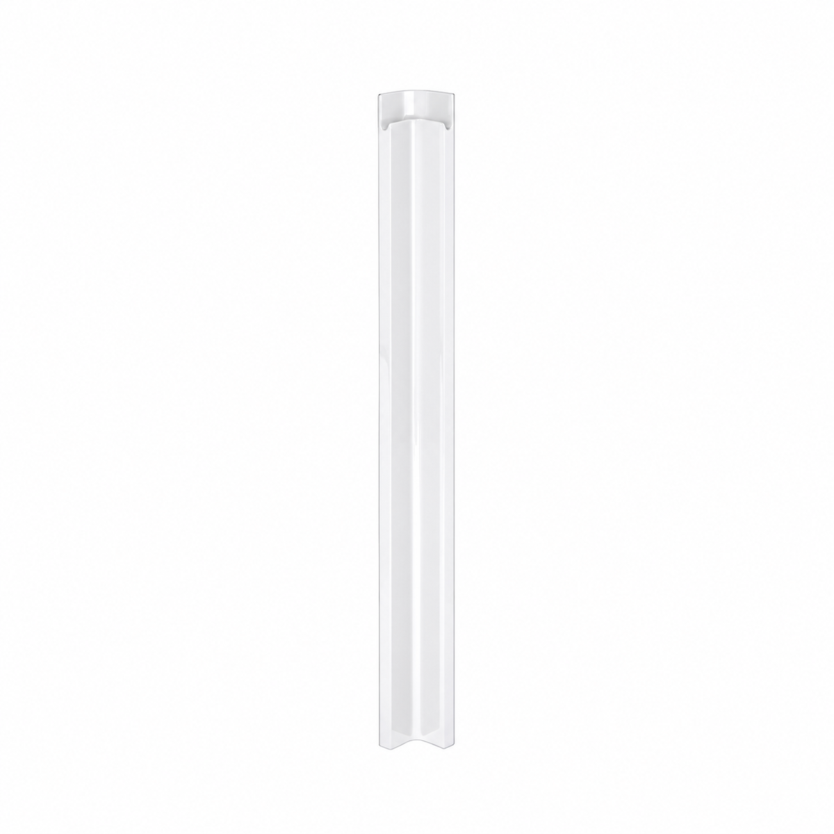 gloss white J pull internal corner post