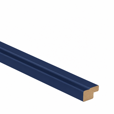 Como, Modern Square Bullnose Cornice, 3050 x 50 x 30mm – Super Matt Indigo