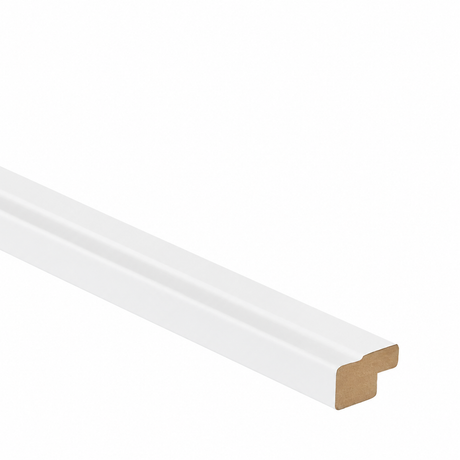 Cotswold, Modern Square Bullnose Cornice, 3050 x 50 x 30mm – Super Matt White