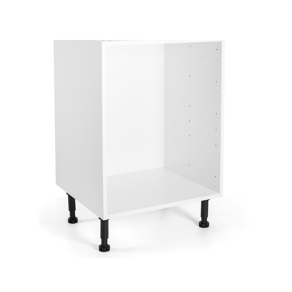 Duracab, Flat-Pack 1 x Cutlery 2 x Pan Drawer Base Cabinet Units, 400-1000mm, White