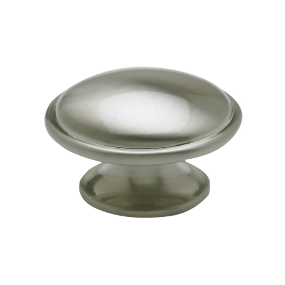 Shaker Knob, Knob Handle, Brushed Nickel, Centre Fixing