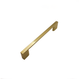 Pharaoh, Slimline D Handles, Brushed Brass, 128-320mm Hole Centres