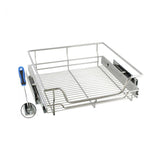 Wire Basket, To Suit 300-900mm Cabinet, Polished Chrome, Soft Close