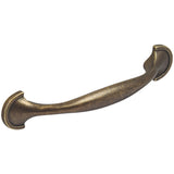 Norfolk, Bow Handle, Antique Brass-Pewter, 96mm Hole Centres