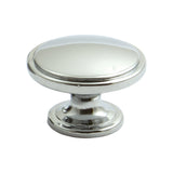 Henrietta, Knob Handle, Polished Chrome-Brushed Nickel, Centre Fixing