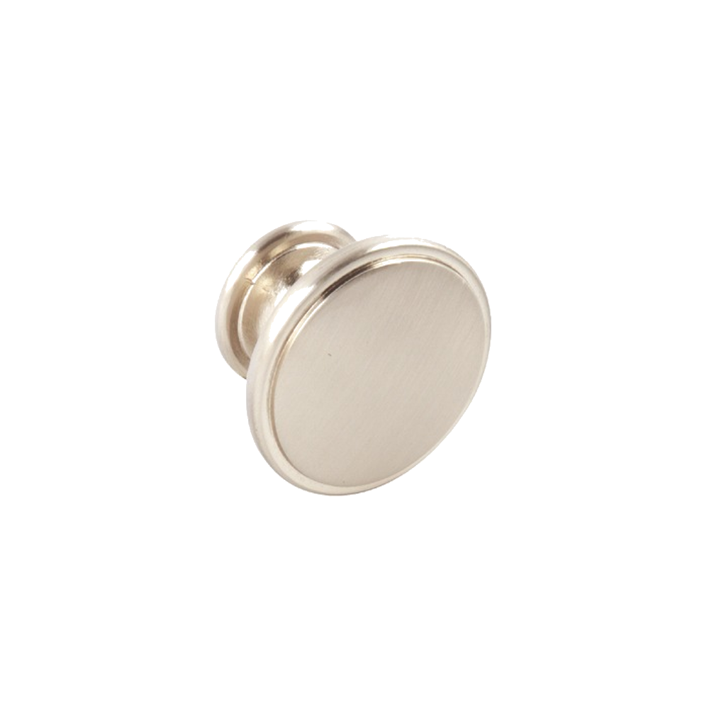 Henrietta, Knob Handle, Polished Chrome-Brushed Nickel, Centre Fixing