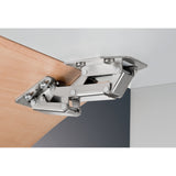 Swing Up Flap Hinge, Overlay Mounting, Opening Angle 90