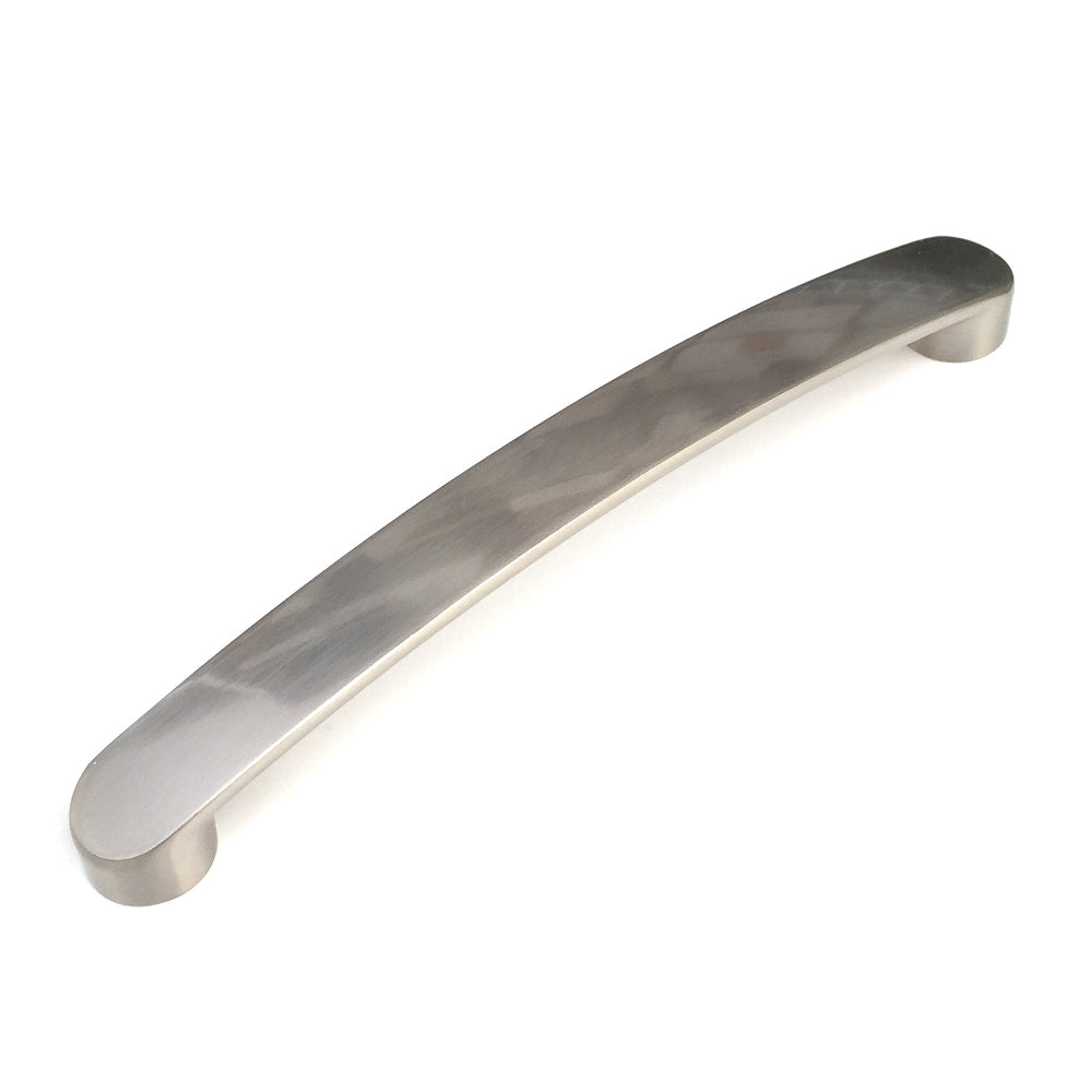 Radius, D Pull Handle, Brushed Nickel, 160mm Hole Centres