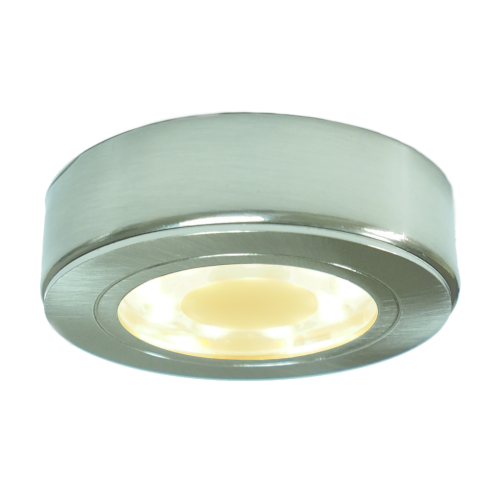 Stella Surface LED Light, Natural - Warm White, Chrome - Brushed Surround, Under Cabinet